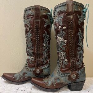 Double D Ranch Ammunition Western Boots